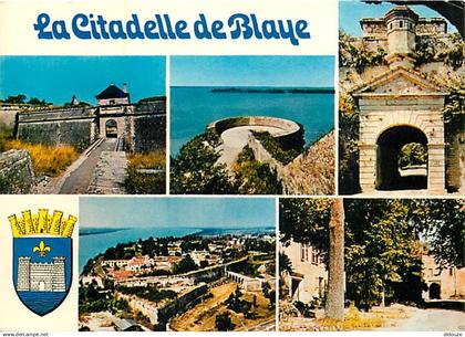 33 - Blaye - Multivues - Blasons - CPM - Voir Scans Recto-Verso