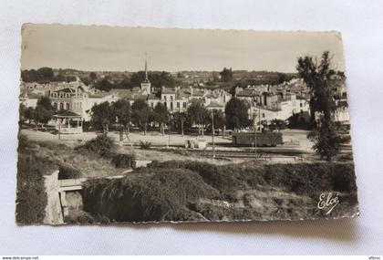 Cpsm 1954, Blaye, depuis la citadelle vue sur la ville, Gironde 33