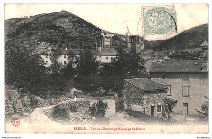 CPA - Carte Postale - France Blesle-Vue du clocher gothique de St Martin   VM34582i