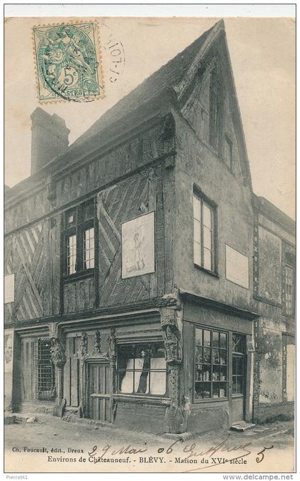 Environs de CHATEAUNEUF - BLÉVY - Maison du XVIème siècle