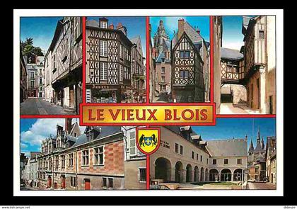 41 - Blois - Le vieux Blois - Multivues - Blasons - CPM - Voir Scans Recto-Verso