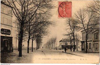CPA BOBIGNY Carrefour des Six Routes (1353431)