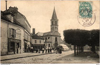 CPA Bobigny Place de l'Église (1391491)