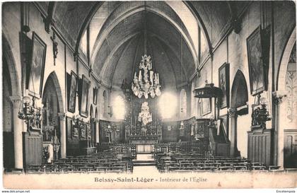 CPA-Carte Postale France  Boissy Saint Leger  Intérieur de l'église 1912 VM54287