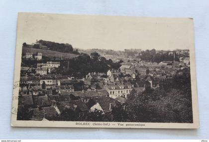 Cpa 1933, Bolbec, vue panoramique, Seine maritime 76