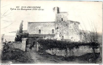 47 - BON ENCONTRE -- Eglise Ste Radegonde