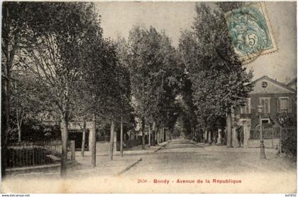 Bondy - Avenue de la Republique