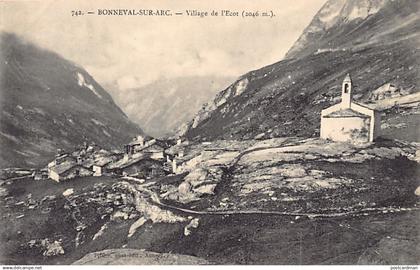 BONNEVAL-SUR-ARC (73) Village sur l'Ecot (2026m.)
