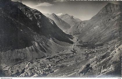 CPSM Bonneval-sur-Arc vue générale La Vallée vers Bessans Lanslebourg et le Mont-Cenis