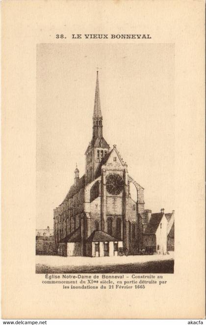 CPA Le Vieux BONNEVAL - Église Notre-Dame de BONNEVAL - Construite au (33818)