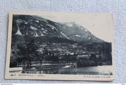 Bonneville, le lac, la plage et le Môle, Haute Savoie 74