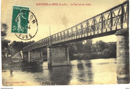Carte  postale ancienne de BONNIERES sur SEINE