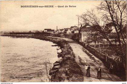 CPA BONNIERES-sur-SEINE - Quai de SEINE (102771)