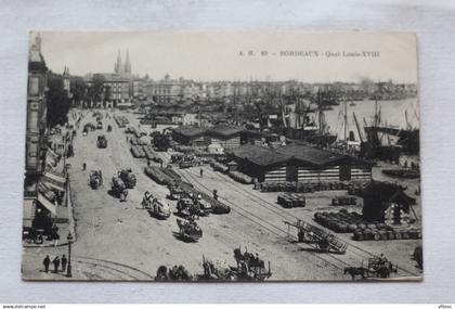 Bordeaux, quai Louis XVIII, Gironde 33