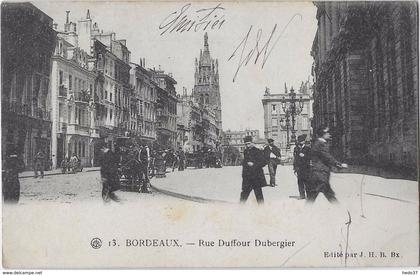 Bordeaux - Rue Duffour Dubergier