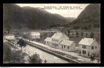 65 - BORDERES - GROUPE SCOLAIRE ET BUREAU DE POSTE