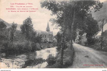 65 - BORDERES - SAN65754 - Vallée de Louron - L'Eglise - La Neste et route de Luchon