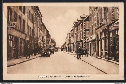 CPA Boulay /Moselle, Rue Maréchal-Foch