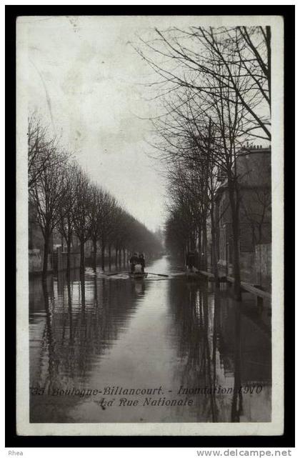 92 Billancourt Boulogne-Billancourt inondation D92D K92012K C92012C RH088185