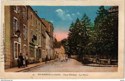 CPA BOURBONNE-les-BAINS - Place d'Orfeuil (104735)