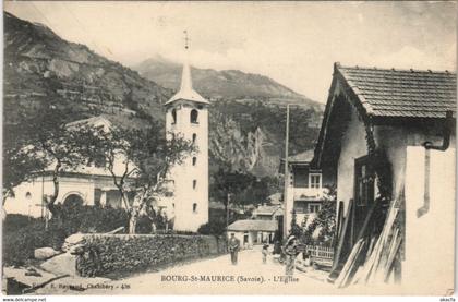 CPA BOURG-SAINT-MAURICE L'Eglise (1191411)