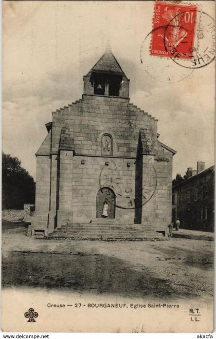 CPA Bourganeuf Eglise Saint-Pierre FRANCE (1050164)