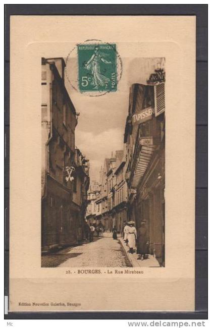 18 - Bourges -  La Rue Mirebeau