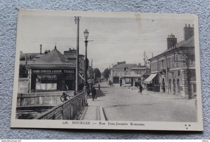 Bourges, rue Jean Jacques Rousseau, Cher 18