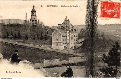 CPA Bourgoin - Chateau de Roziere FRANCE (961729)