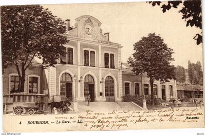 CPA BOURGOIN - La Gare (295868)