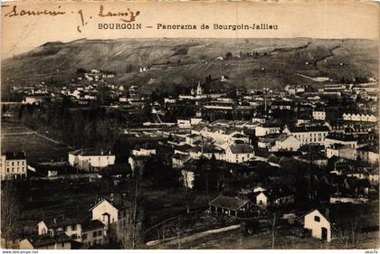 CPA BOURGOIN - Panorama de BOURGOIN-JALLIEU (489992)