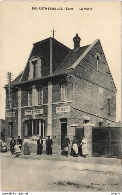 CPA BOURGTHEROULDE-La Poste (43104)