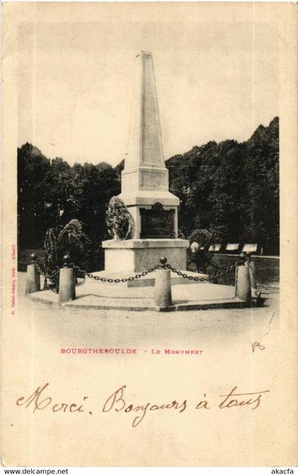 CPA BOURGTHEROULDE - Le Monument (477987)