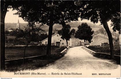 CPA BOURMONT - Entrée de St-Thiebaut (368461)