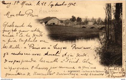 CPA BOURMONT - Le Pont de St-Thiebault (995038)