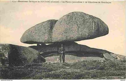 23 - Boussac - Monument Celtique de Boussac - Les Pierres jaunatres à 20 kilomètres de Montluçon - Animée - Correspondan