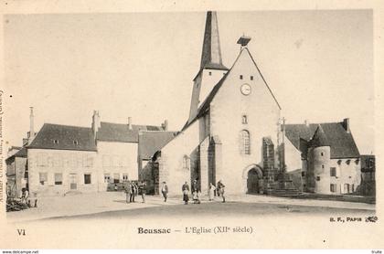 BOUSSAC L'EGLISE CARTE PRECURSEUR