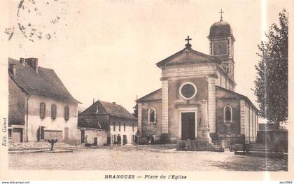 BRANGUES (Isère) - Place de l'Eglise