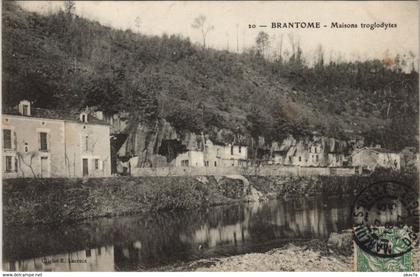 CPM Brantome- Maisons Troglodytes FRANCE (1073140)