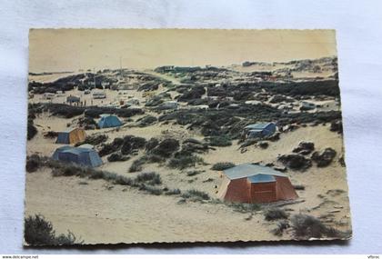 Cpm 1968, Bray Dunes, la camping du Perroquet, vue d'ensemble des dunes, Nord 59
