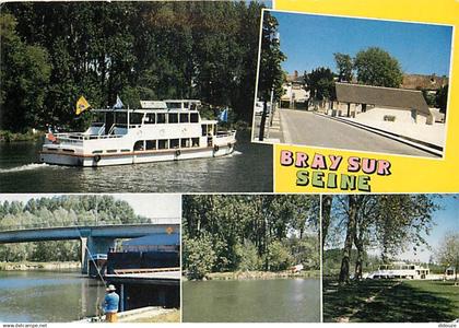 77 - Bray sur Seine - Multivues - Vedette - Bateaux - CPM - Voir Scans Recto-Verso