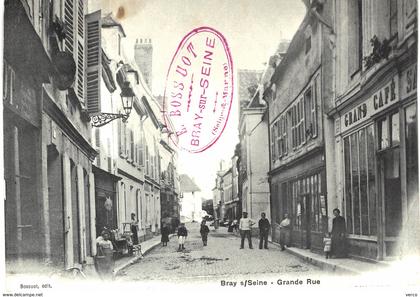Carte POSTALE Ancienne de  BRAY sur SEINE - Grande Rue
