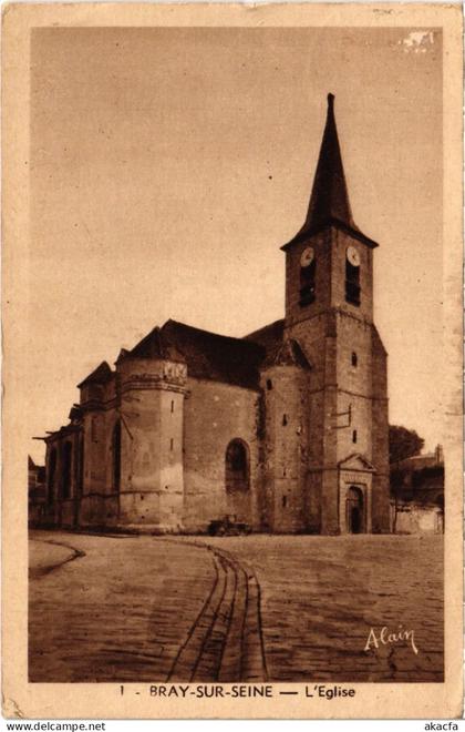 CPA BRAY-sur-SEINE L'Eglise (1320058)