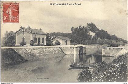 CPA Bray-sur-Seine Le Canal