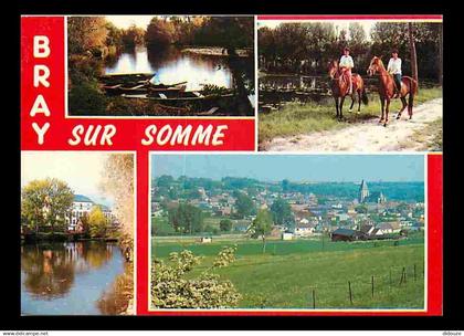 80 - Bray sur Somme - Multivues - Chevaux - Carte Neuve - CPM - Voir Scans Recto-Verso