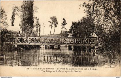 CPA BRAY-sur-SOMME - Le Pont du Chemin de fer sur la SOMME (295063)