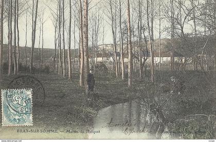 CPA Bray sur Somme Maison du Huiquet