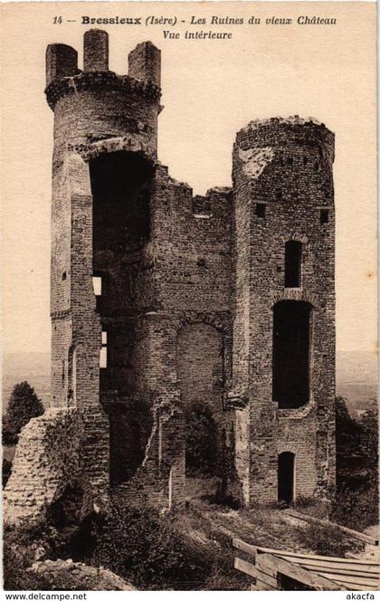 CPA Bressieux - Les Ruines du Vieux Chateau - Vue Interieure FRANCE (961854)
