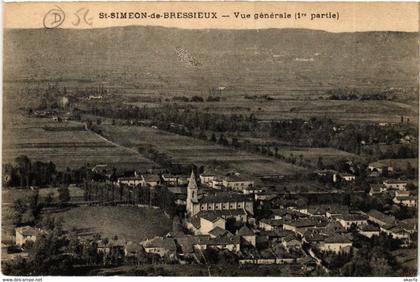 CPA St-SIMEON-de-BRESSIEUX - Vue générale (489797)