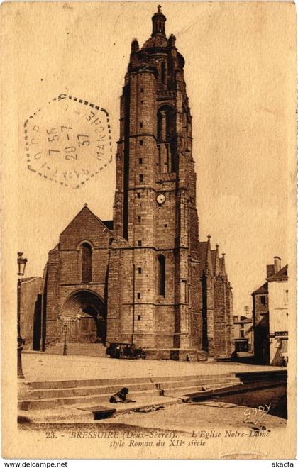 CPA BRESSUIRE - L'Église Notre-Dame (89540)